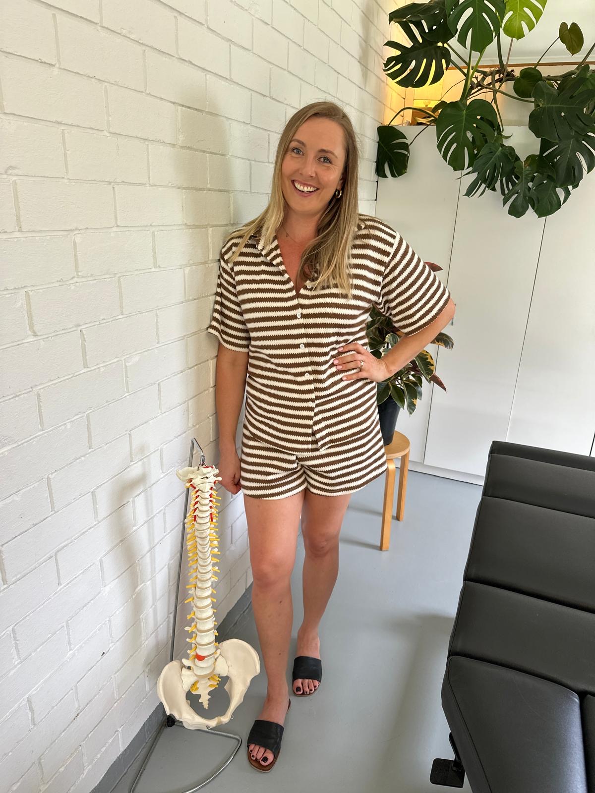 Kasia with spine model